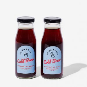Straight Up Black Cold Brew Coffee