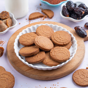 Crunchy Millet Date Cookies