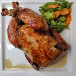 Herb Butter Marinated Whole Chicken (Raw)