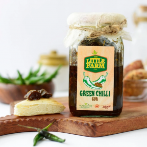 Green Chili Gur Pickle