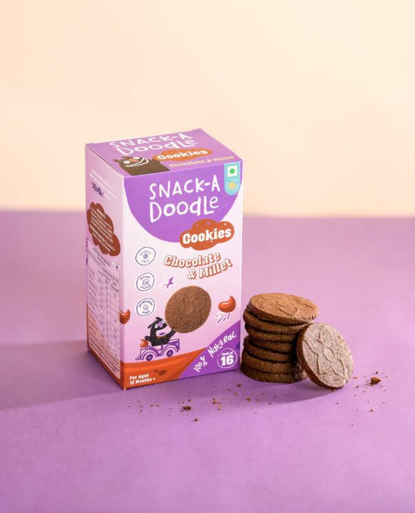 Crunchy Chocolate Millet Cookies