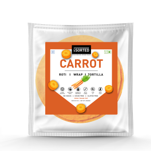 Carrot Roti (Pack of 5)