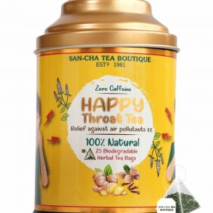 Happy Throat Herbal Tea- Caffeine Free (25 Pyramid Tea Bags)