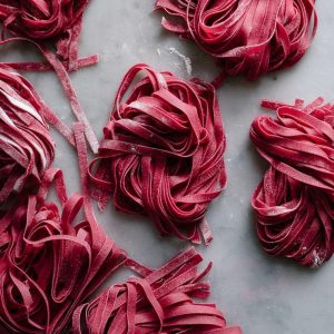 Fresh Beetroot Pastas. Pre-cooked (150gm) – Fettuccini