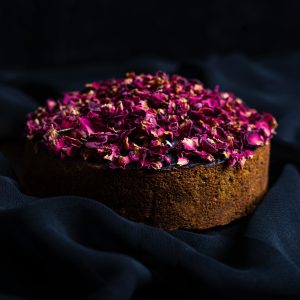Pistachio Rose Tea Cake (Gluten Free)