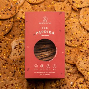 Ragi Paprika Cracker (Gluten Free)