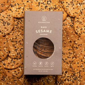 Ragi Sesame Cracker (Gluten Free)