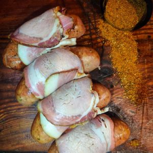 Bacon Wrapped Sausages 500 Gms