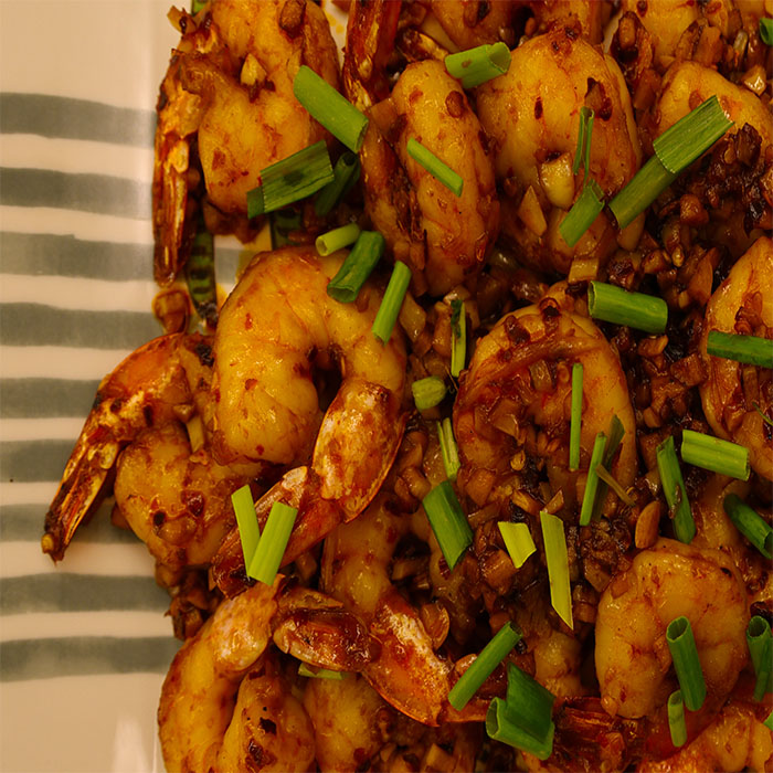 1. Chilli Garlic Prawns - thumbnail