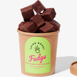 Peanut Butter & Dark Chocolate Fudge With Stevia